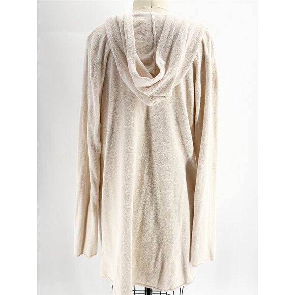 BAREFOOT DREAMS CozyChic Lite Seashore Hooded Cardigan M - Picture 4 of 9